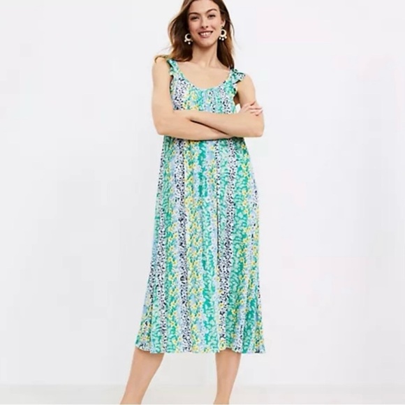 Loft Floral Sundress - Picture 1 of 7